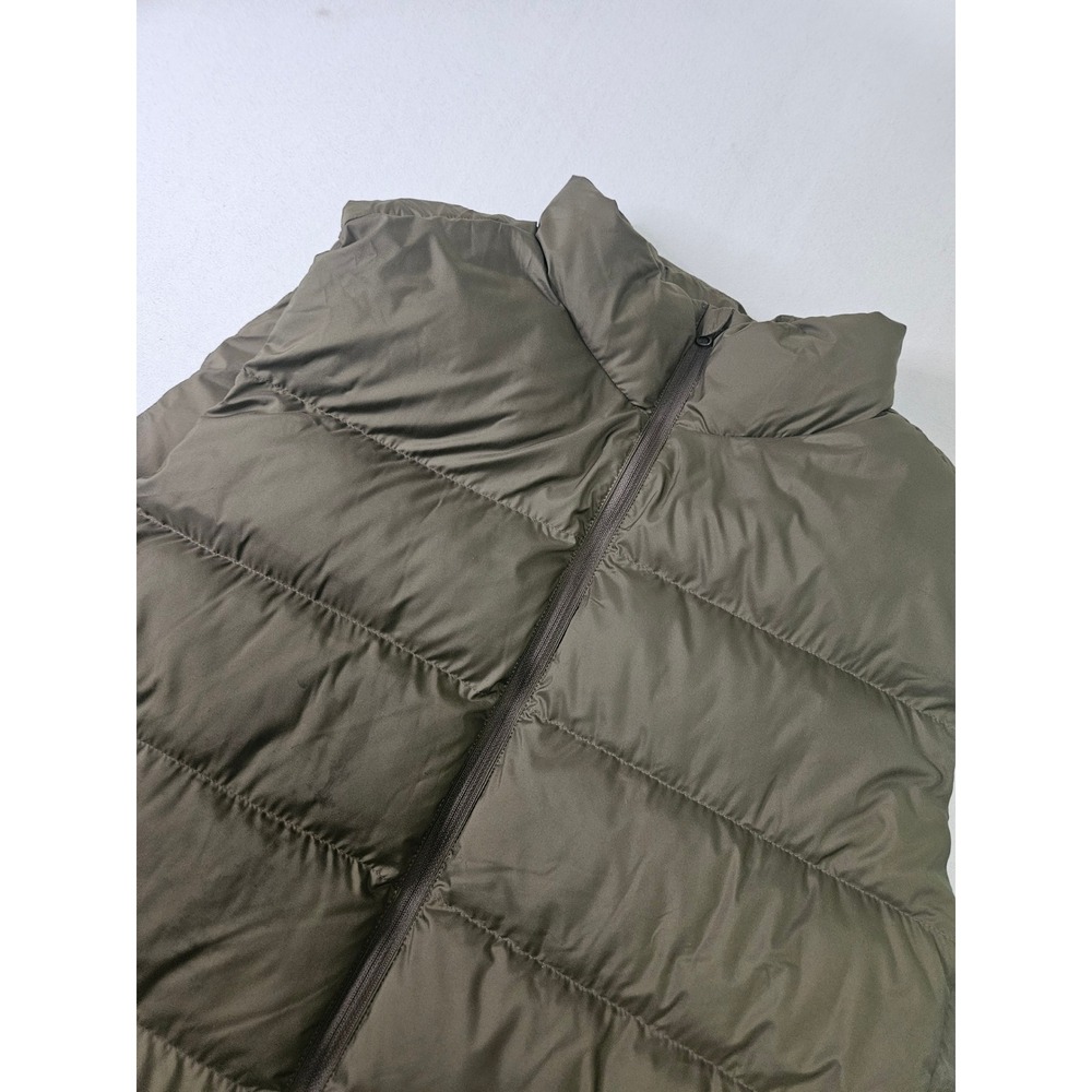 Tentree Puffer Vest Mens Large Olive Green Primaloft Insulated Water Resistant